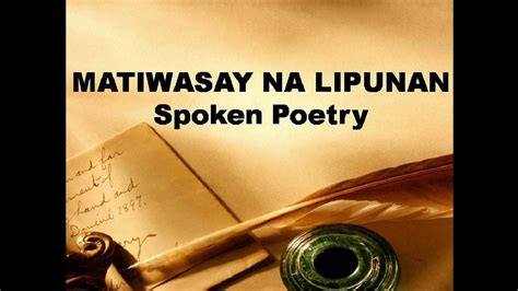 matiwasay in English .